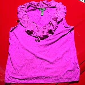 Bright Pink Ruffled Blouse